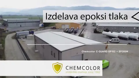 Izvedba epoksidnega tlaka v Vipavi