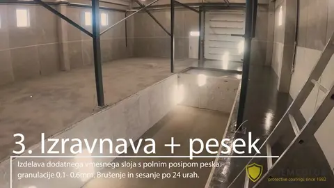 Izvedba epoksidnega tlaka v Vipavi
