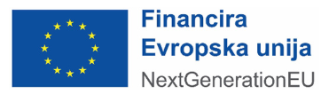 Financira Evropska unija – NextGenerationEU